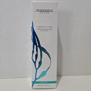 Arbonne Seasource Detox Spa Foaming Sea Salt Scrub 6.8 oz New